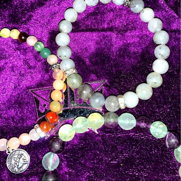 New Handmade Capricorn Zodiac Healing Stack Natural Stone Bracelet Set(Set of 3) - Picture 4 of 16